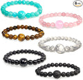 Hion Motion Sickness Bands Anti Nausea Acupressure Wristband Anti Nausea Bracelet for Motion Sickness and Morning Sickness（YC-SL-6PCS-aAY-1）