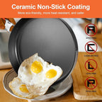 Odoland 10pcs Stainless Steel Camping Cookware Camping Pot and Pan Set with Portable Camping Stove Camping Mess Kit with Plates Bowls Forks Knives Spoons for Hiking Backpacking and Picnic