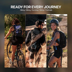 Everfun Hydration Backpack 18L with Water Bladder 2L/3L Hiking Water Backpack Women Men Hydration Pack Insulated Lightweight Day Hydropack with Storage for Hiking, Biking, Running, Festival