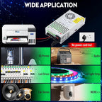 VAYALT New DC 12V 50A 600W Switching Power Supply, SMPS Power Supply, Universal Regulated Switching 110v to 12v Converter, for Industrial, CCTV, Computer Project, LED Strip Light (No Power Cord)