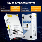 VAYALT DC 24V 41.6A 1000W Switching Power Supply, 110V/220V AC to DC Converter, Universal Regulated Switching, 24V Power Supply for CCTV Camera System, 3D Printer, LED Strip, Computer Project