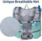 Carey STEN Hydrated Backpack, Running Vest, paired with a 1.5L Water Bag Hiking Backpack, Suitable for Running, Hiking, Marathon, and Both Men and Women