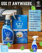 All Natural Bug Spray for Home - Non-Toxic Peppermint Oil Insect and Pest Control Kit - 8 oz Ready-to-Use Bug Spray - Indoor and Outdoor Protection- Ant Spray - Spider Repellent Indoor