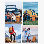 Maelstrom Cooler Backpack - 35/50 Can Insulated Soft Cooler Lunch Bag for Camping, Beach, Hiking & Shopping