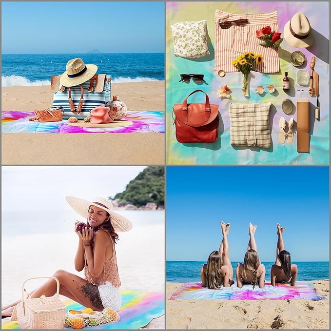 HAVLULAND Turkish Beach Towel Oversized 72"x40" Bath Towels Bulk Set Extra Large Sand Free Quick Dry Absorbent Lightweight Pool Swim Camping Blanket Adults XL Big Vacation Essentials (Orange, 6 Pack)