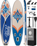 Inflatable Stand Up Paddle Board with SUP Accessories, Anti-Slip EVA Deck, 11'*33" Inflatable Paddle Boards for Adults & Youth of All Skill Levels