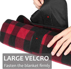 Tirrinia Large Waterproof Outdoor Blanket, Soft Warm Windproof Stadium Blanket with Sherpa Fleece and Foldable for Outdoor Sport, Baseball, Football, Beach, Concerts, Car