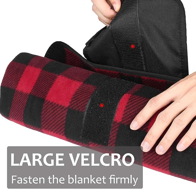 Tirrinia Large Waterproof Outdoor Blanket, Soft Warm Windproof Stadium Blanket with Sherpa Fleece and Foldable for Outdoor Sport, Baseball, Football, Beach, Concerts, Car