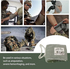 RHINO RESCUE 6" Israeli Style Emergency Bandage, Compression Trauma Wound Dressing, Medical Sterile Vacuum Sealed, Combat Tactical First Aid Kit IFAK Supplies, 5 Count