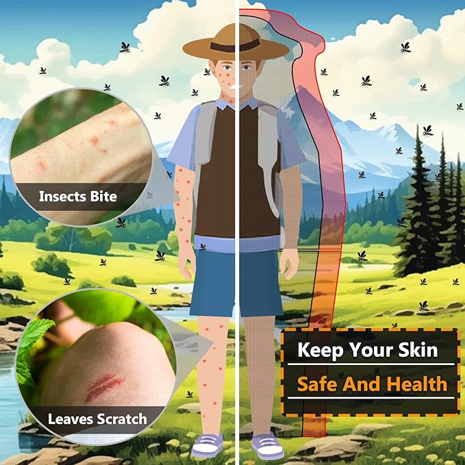 South to East Mosquito Suit - Net Bug Mesh Pants & Jacket with Hood for Outdoor Protection from Bugs, Flies, Gnats, No-See-Ums & Midges - Mosquito Clothing for Men & Women with Carrybag, M Size