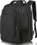 MATEIN Backpack for School, Expandable College Backpack for Boys Girl, Water Resistant Large Bookbag for Men Women, 15.6 inch Laptop Bag, Anti Theft Travel Daypack, Black
