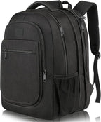 MATEIN Backpack for School, Expandable College Backpack for Boys Girl, Water Resistant Large Bookbag for Men Women, 15.6 inch Laptop Bag, Anti Theft Travel Daypack, Black