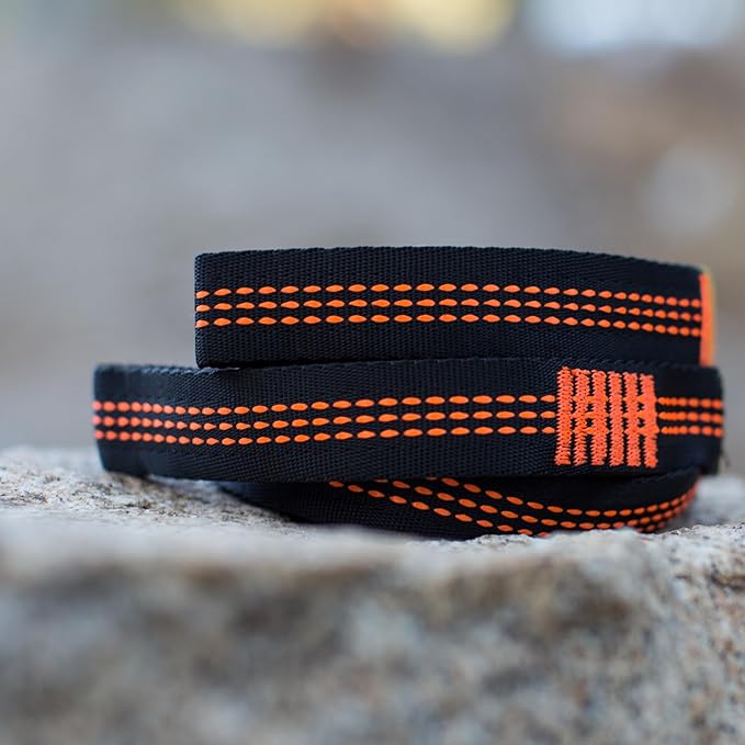 Wise Owl Outfitters Hammock Straps for Trees – 10ft Heavy-Duty Tree Hanging Kit with Carabiners, 38 Loops & Hooks – Essential Hammock Accessories for Camping