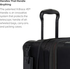 TUMI - Aerotour 4 Wheel Expandable Luggage - Men's and Women's Lightweight Business and Leisure Travel Suitcase - 21.75" Continental Expandable Carry-On, Black