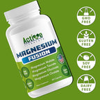 Active Lifestyle 4X Magnesium Supplement, Magnesium Glycinate, Taurate, Malate, Orotate Complex, Calm Sleep, GMO Free, Gluten Free, Soy Free, Dairy Free, Lab Tested, Made in USA