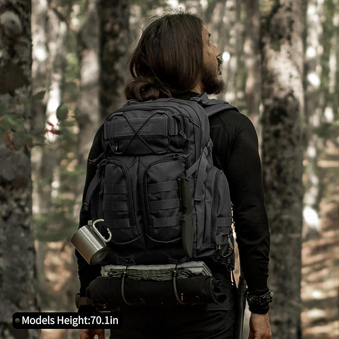 Mardingtop 40L Molle Tactical Backpack,Military backpack for Men, Cordura Backpack for Hiking,Camping,Hunting