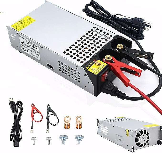 New Upgraded DIY SMPS 110V AC to DC 12V 66A 800W Power Supply,12v Power Supply,110v to 12V Converter Voltage Transformer for Motor Pump CCTV 3D Printer Air Compressor Led (12V-66Amp-800W, 12V)