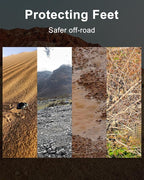 Trail Gaiters, Waterproof Low Shoe Protectors, Adjustable Boots Gators for Hiking & Running - Prevents Debris in Shoes