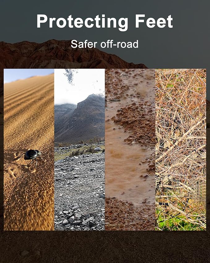 Trail Gaiters, Waterproof Low Shoe Protectors, Adjustable Boots Gators for Hiking & Running - Prevents Debris in Shoes