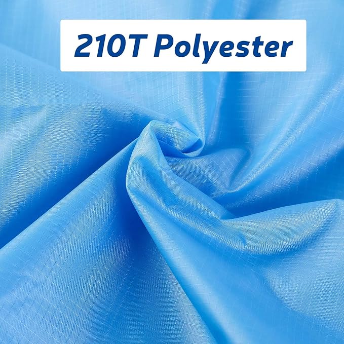 Large Beach Blanket Oversized Beach Mat Intimate Choice of Beach Accessories for Outdoor Travel Camping Hiking Good Gift (L-BlueWhiteOrange)