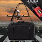 Athletico SneakerBox - Premium Sneaker Travel Duffel Bag/Backpack - For Shoes, Clothes, and Gym (Black)