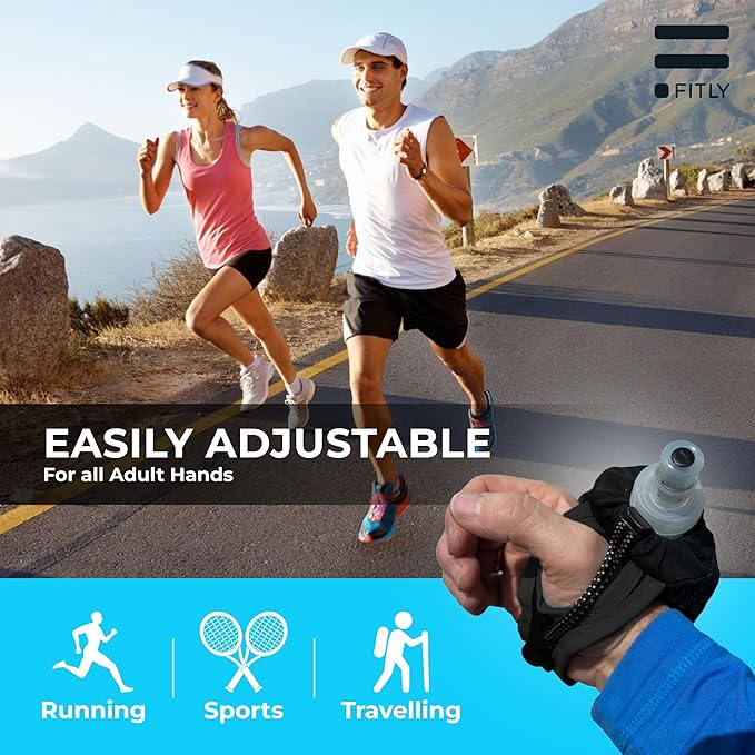 Soft Flask - Shrink As You Drink Soft Water Bottle for Hydration Pack - Folding Water Bottle Ideal for Running, Hiking, Cycling, Climbing & Rigorous Activity