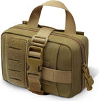 Upgrade Molle Rip Away Ifak Pouch, Tactical Small Belt First Aid Pouch Medical Utility EMT Pouch Only