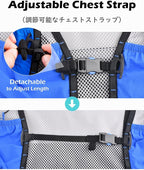 TRIWONDER Hydration Vest 2.5L Ultra Trail Running Backpack Hydration Pack Marathon Vest Lightweight Outdoor Hiking Cycling Daypack