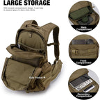 Mardingtop Tactical Molle Backpack for Men - 28L EDC Hiking & Motorcycle Backpack