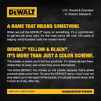 DEWALT DXFRS800 FRS Walkie Talkies Long Range 2 Way Radio, 2 Watt, Waterproof & Rechargeable, 2 Pack