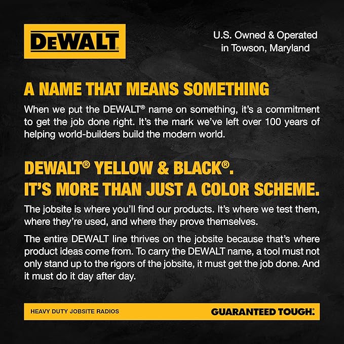 DEWALT FRS Walkie Talkies Long Range 2 Way Radio, 2 Watt, Waterproof & Rechargeable, 48 Pack with 8X Gang Chargers, 8DXFRS800-BCH6