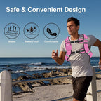 Weighted Vest, 6lb/8lb/12lb/16lb/20lb/25lb/30lb Weight Vest with Reflective Stripe, Weighted Vest for Men Women Workout Equipment for Strength Training, Running, Jogging, Fitness, Weight Loss