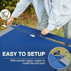 EVER ADVANCED Extra Wide Camping Cot for Adults Oversized XXL Sleeping Cots Folding Cot Bed with Carry Bag, 84.3" L x 41.9" W, Support to 550 lbs