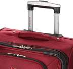 SwissGear Sion Softside Expandable Luggage, Burgundy, Checked-Medium 25-Inch