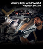 Telescopic Camping Light, Portable Collapsible Magnetic Camp Lantern Rechargeable,10500mAh Telescoping IP67 Waterproof Flashlights, Outdoor Gear for Emergency, Camping, Hiking (Khaki)