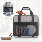 Anitor Portable Carrying Coffee Maker Travel Bag Match for Keurig K-Mini/K-Mini Plus/K-Express, Single Serve Coffee Machine Travel Bag with Padded Shoulder Straps Includes Multiple Storage Bags, Black