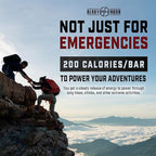 Ready Hour 2,400 Calorie Emergency Ration Bars (30-Pack), 72,000 Total Calories, Ration Emergency Food, High Calorie Meal Replacement and Camping Survival Food