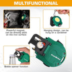 EverBrite COB Keychain Work Light, Mini Rechargeable Magnetic Keychain Light with Sensor Mode, Multifunctional Small Keychain Flashlights, Portable, Waterproof - for Camping, Hiking, 6 Modes, Green