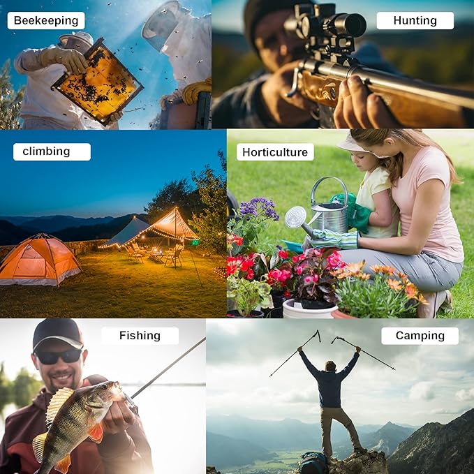 Aventik No-See-Um Mesh Mosquito Jacket Mosquito Pant for Outdoor, Multiple Sizes to Fit Everyone Stay Safe and Cool