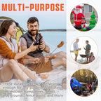 Shimeyao 10" Tent Stakes Camping Heavy Duty Stakes Bulk Metal Ground Pegs Camping Spikes Galvanized for Outdoor Pitching Canopy