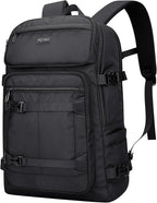 PIJUSHI Travel Backpack for Women Men Flight Aprroved Carry on Bag Large Casual Luggage Backpack Fit 16 inch Laptop(PE050 Black)