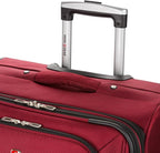 SwissGear Sion Softside Expandable Luggage, Burgundy, Checked-Large 29-Inch