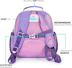 mibasies Girls Backpack 5-8: Glitter Kids Backpacks for Girls - Girl Bookbag for Elementary School - Purple