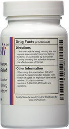 Eradicate Vertigo with Vertisil Guaranteed! (Single Bottle)60 Capsules; Eliminate Vertigo Fast. No Harmful Side Effects