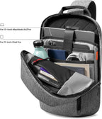 tomtoc 7L Sling Backpack Crossbody Bag for Men Women, EDC Daypack Chest Shoulder bag for 14-inch MacBook Pro M5, 13" MacBook Air/Pro, 13'' iPad Pro M5/iPad Air M3, Organized, Daily Use, Work, Travel-S