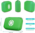 276 Car First Aid Kit for Business, Portable First Aid Kits Travel Szie Emergency Essentials Supplies for Outdoor Activities Skating Boating, Green AMORNING