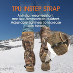Waterproof Adjustable Leg Gaiters for Men and Women Snow Boot Gaiters for Hiking in Hunting Sand and Mud Mountain Climbing or Snowshoeing