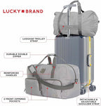 Lucky Travel Duffel Bags 115L, Gym Bag, Travel Bag & Large Duffle Bag for Men, Foldable Overnight Weekender Bags for Women & Men with Adjustable Shoulder Strap,