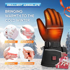 Heated Gloves for Men Women Rechargeable Waterproof Electric Motorcycle Gloves for SKI Snowboard Camping Hiking Camping