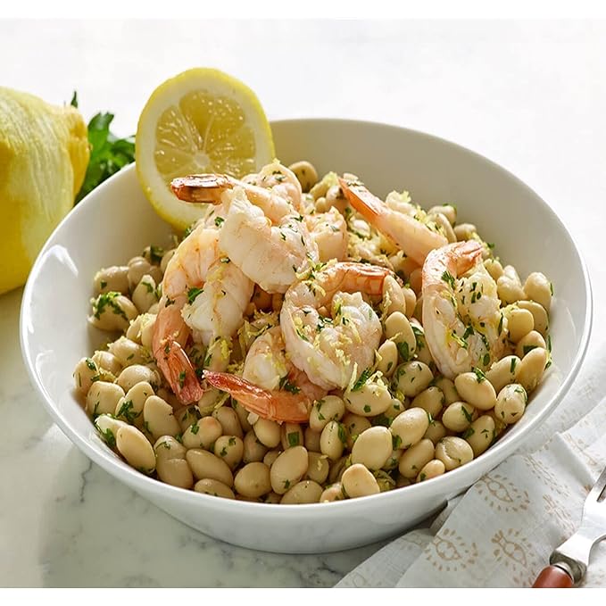 Freeze Dried Canned Uncooked Shrimp | Jarred and Packed Emergency Food Supply | Hunting, Survival, Camping, Backpacking Long Term Food Storage 25+ years shelf life | Easy Prep Survival Food 10 Size Cans (Uncooked Shrimp)